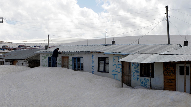 Ardahan'da kar manzaraları