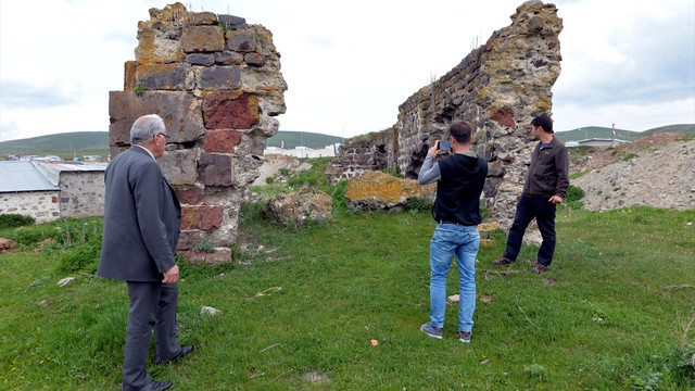 Ardahan'daki tarihi şapel yağışlarda zarar gördü