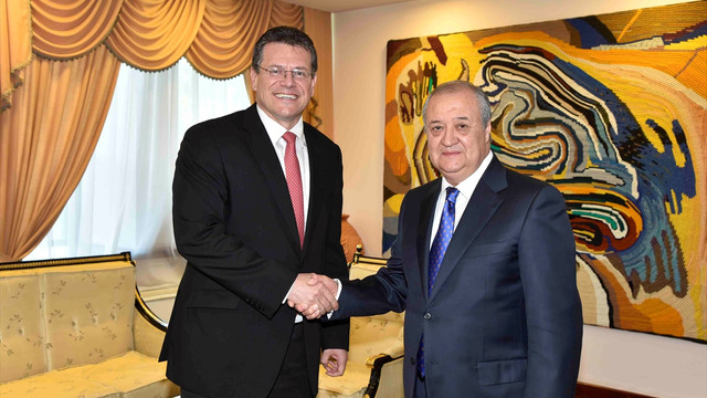 Avrupa Komisyonu Enerjiden Sorumlu Başkan Yardımcısı Sefcovic Özbekistan'da
