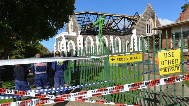 Avustralyada cami kundaklandı