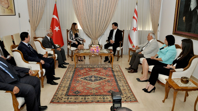 Azerbaycan Milletvekili Pashayeva KKTC'de