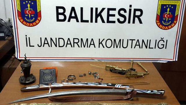 Balıkesir'de tarihi eser operasyonu