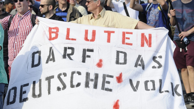 Berlin'de protesto gösterileri