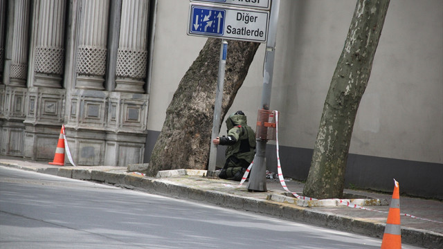 Beşiktaş'ta şüpheli paket