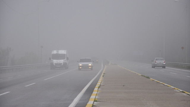 Bolu Dağı'nda yoğun sis