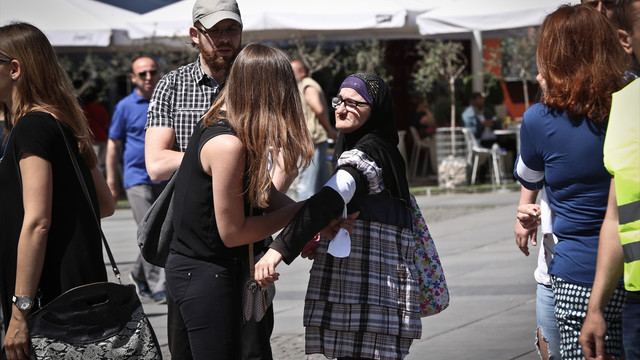 Bosna Hersek'te Beyaz Kurdele Günü