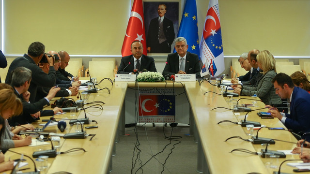 Bozkır-Çavuşoğlu ortak basın toplantısı