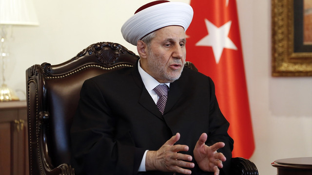 DİB Başkanı Görmez Trablus Müftüsü'nü kabul etti