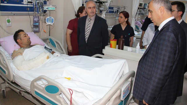 Doğankent'te baraj sahasındaki patlama