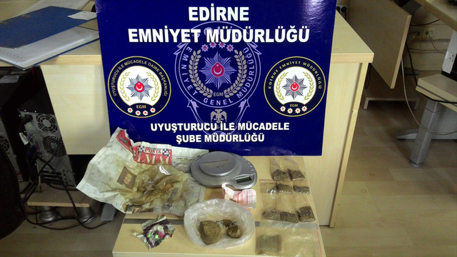 Edirne'de uyuşturucu operasyonu