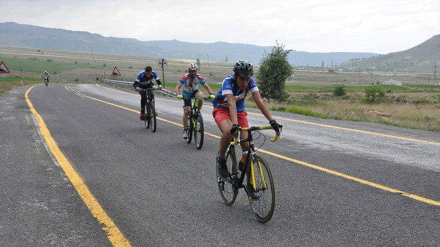 Erciyes'in eteklerinde ekstrem yarışma