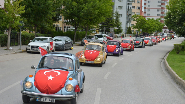 Eskişehir'de teröre tepki konvoyu