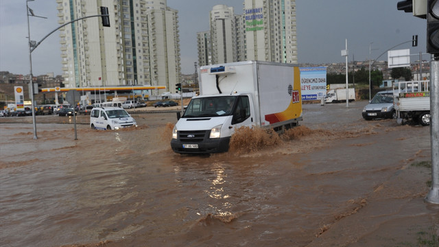 Gaziantep'te sağanak