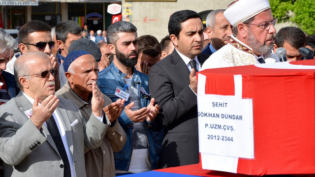 Şehit Uzman Çavuş Dündar Kırşehirde son yolculuğuna uğurlandı