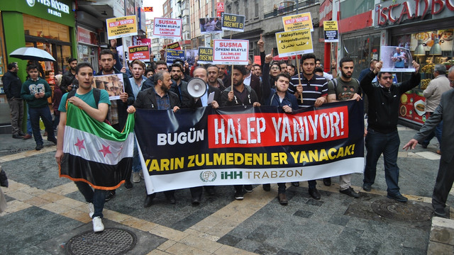 Halep saldırılarına tepkiler