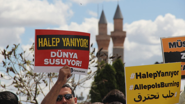 Halep saldırılarına tepkiler