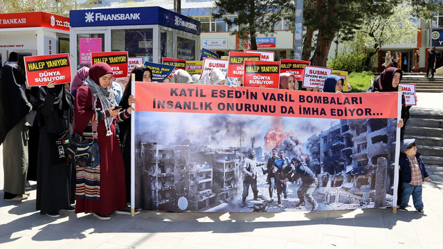 Halep saldırılarına tepkiler