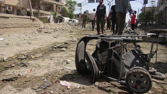 İdlib'de pazar yerine saldırı