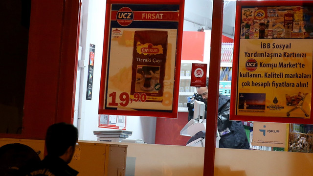 İstanbul'da market soygunu