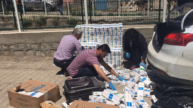 Kayseri'de kaçak sigara operasyonu