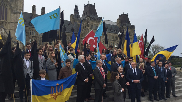 Kırım Tatarlarının lideri Kırımoğlu Kanada’da