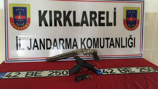 Kırklareli'de silah kaçakçılığı operasyonu