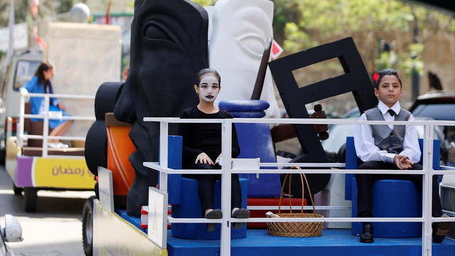 Lübnan'da Merhaba Ramazan konvoyu