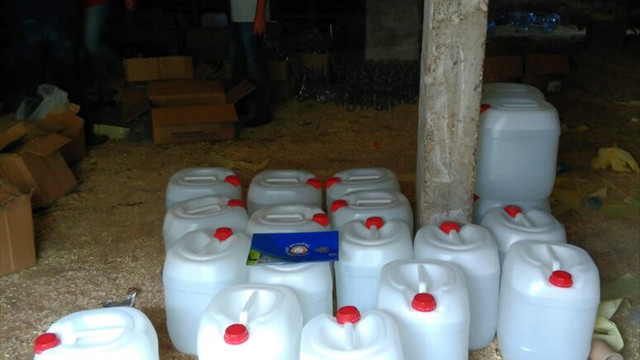 Mersin'de sahte içki operasyonu