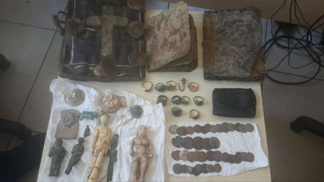 Mersin'de tarihi eser operasyonu