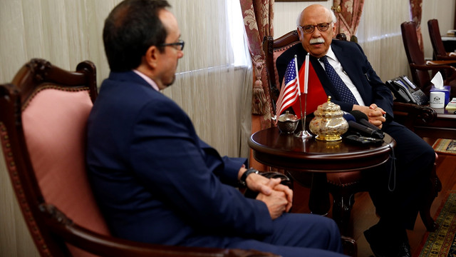 Milli Eğitim Bakan Avcı, ABD Büyükelçisi Bass'ı kabul etti