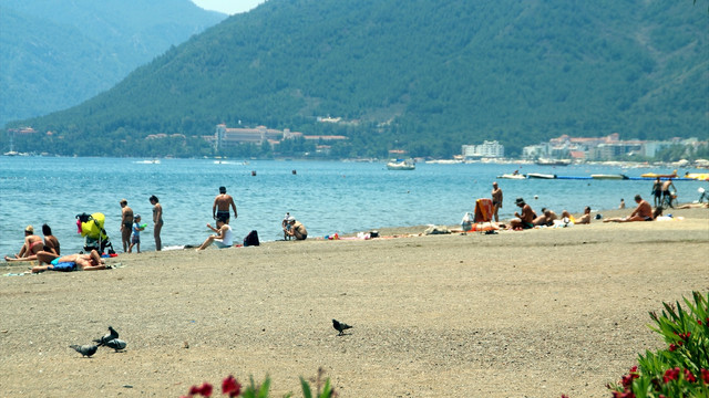 Muğla'da sıcak hava etkili oluyor