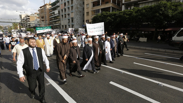 Müslüman alimlerden Halep'e destek gösterisi