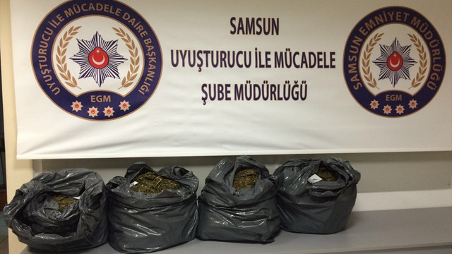 Samsun'da helikopter destekli uyuşturucu operasyonu