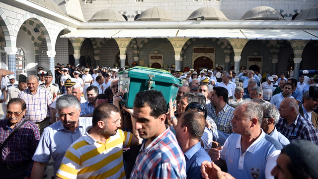 Şehit Çiğa'nın babası son yolculuğa uğurlandı