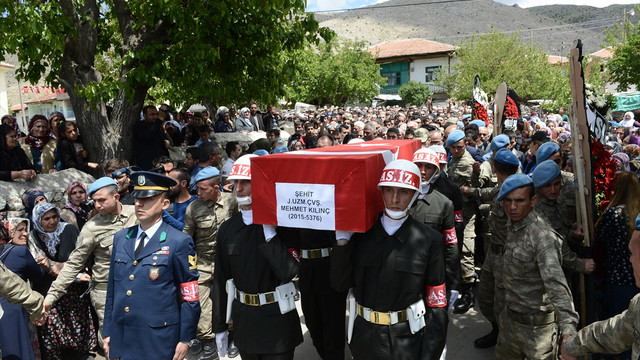 Şehit Uzman Çavuş Kılınç Malatyada son yolculuğuna uğurlandı