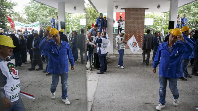 Şeker fabrikası işçilerinden ücretsiz fazla mesai eylemi