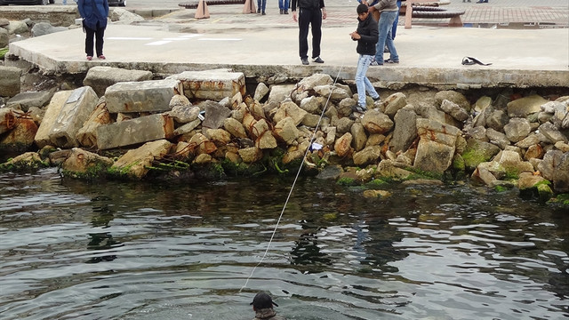 Seyyar satıcının ekmek teknesi denizde bulundu