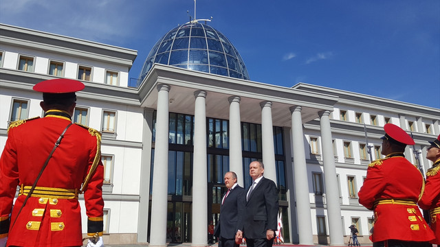 Slovakya Cumhurbaşkanı Kiska, Gürcistan'da