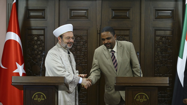 Sudanlı Bakan'dan Görmez'e ziyaret