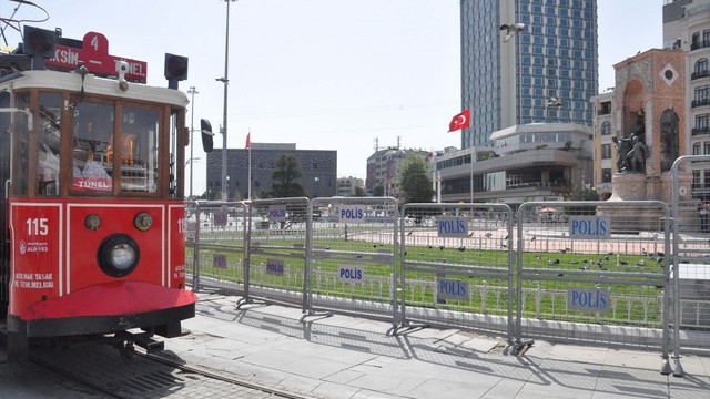 Taksim'de güvenlik önlemleri