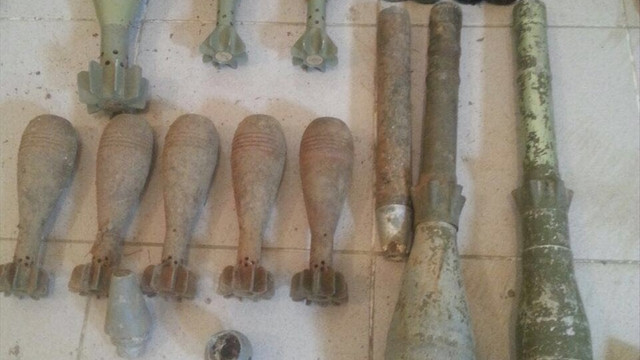 Hakkaride PKKya ait mühimmat ele geçirildi