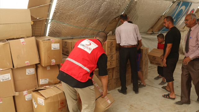 Türk Kızılayından Irak'a insani yardım