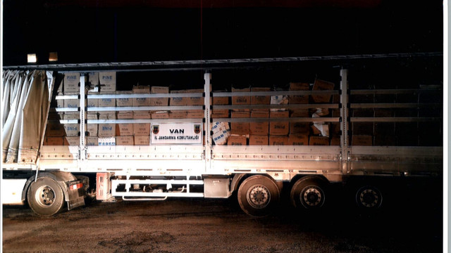 Van'da kaçak sigara operasyonu