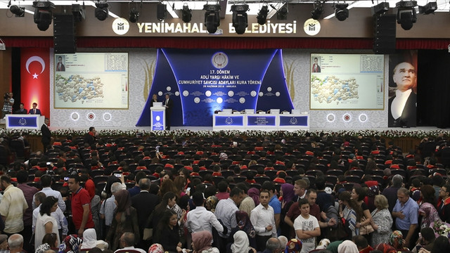 17. Dönem Adli Yargı Hakim ve Cumhuriyet Savcıları kura töreni