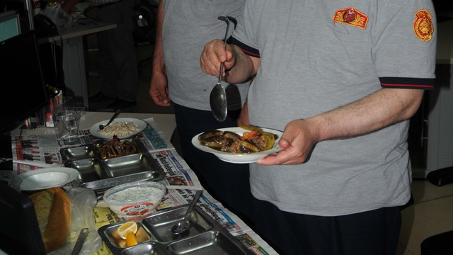 Acil Komuta Merkezinde ilk iftar