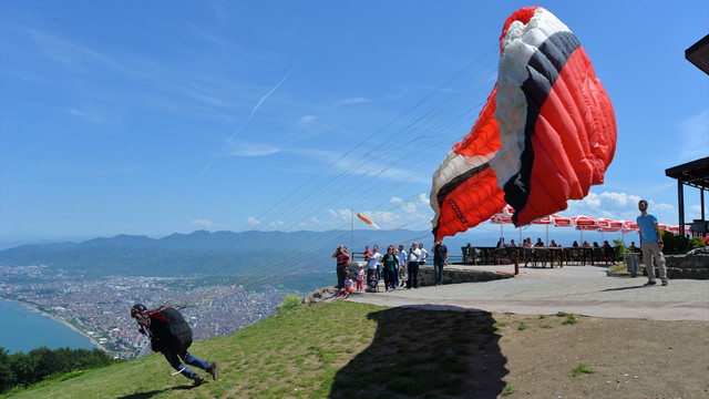 Adrenalin tutkunları Ordu'da buluştu