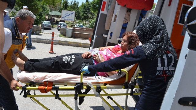 Aksaray'da eşinin darbettiği ileri sürülen kadın yaralandı