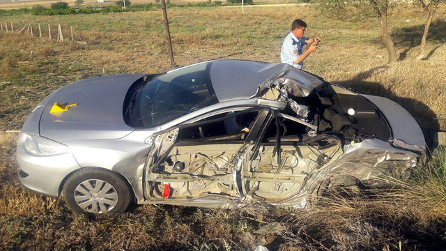 Aksaray'da trafik kazası: 1 ölü, 2 yaralı