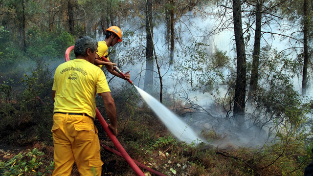 GÜNCELLEME - Alanya'da orman yangını