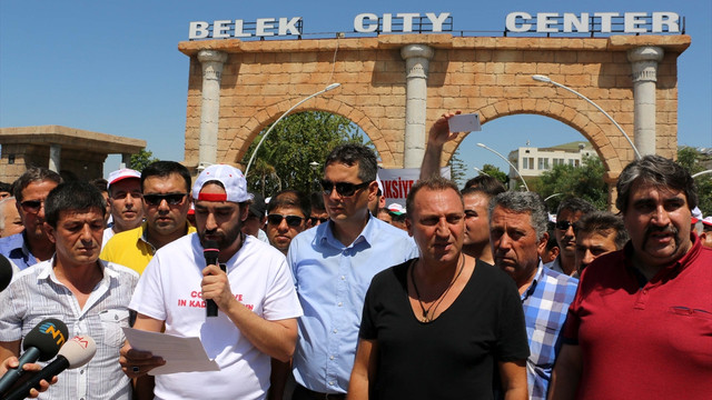 Antalya'da esnaf eylem yaptı